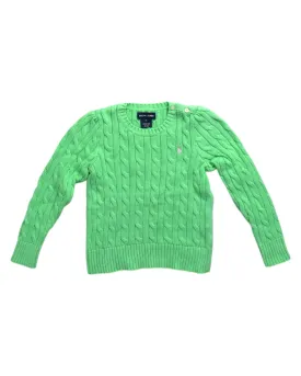 Ralph Lauren Cable Knit Sweater, Size 6T