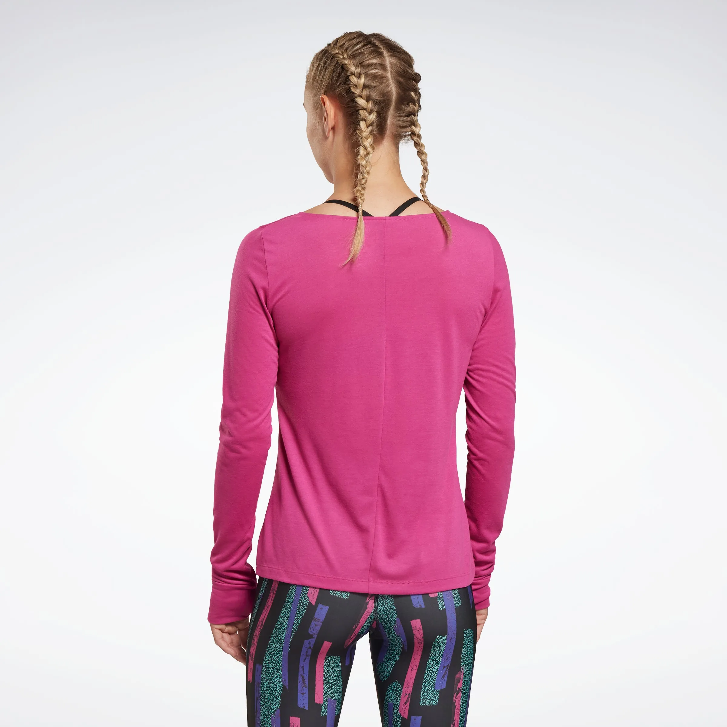 Reebok Apparel Women Workout Ready Supremium Long-Sleeve Top T-Long-Sleeve Top Seprpi