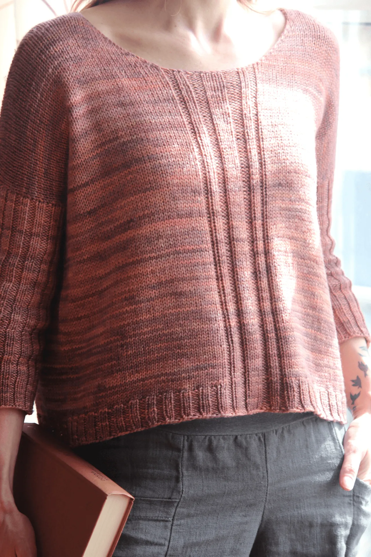Rosa Pullover Free Knitting Pattern