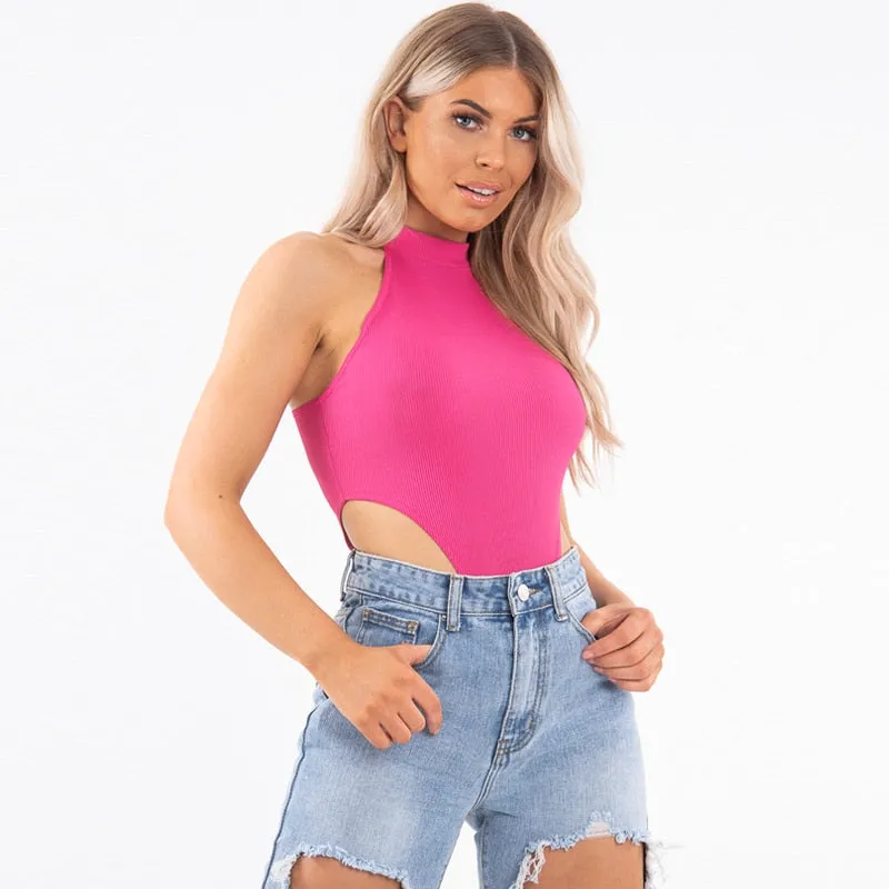 Sexy Pink Bodysuit Neon Sexy Club