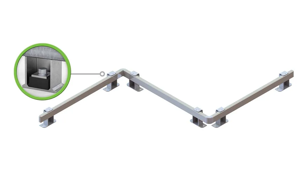 Shock Absorbing Box Rail Bumper 3M