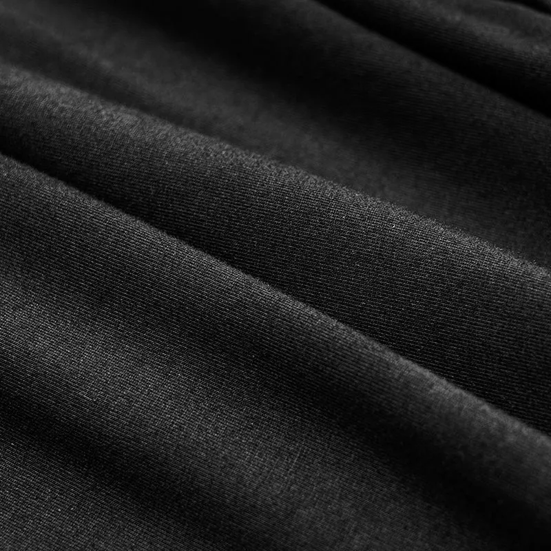 Simple dark long sleeve T-shirt