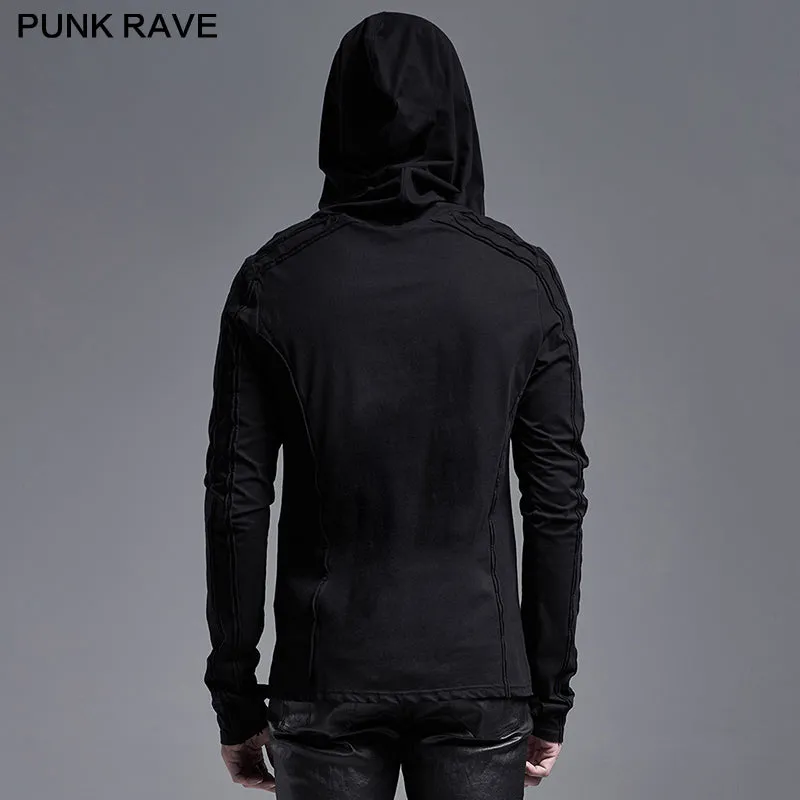 Simple dark long sleeve T-shirt