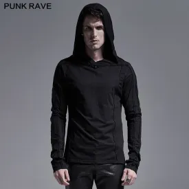 Simple dark long sleeve T-shirt