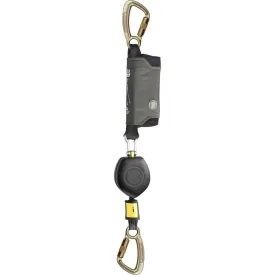 Skylotec Peanut Single Leg Retractable Shock Absorbing Lanyard Carabiners 1.8m