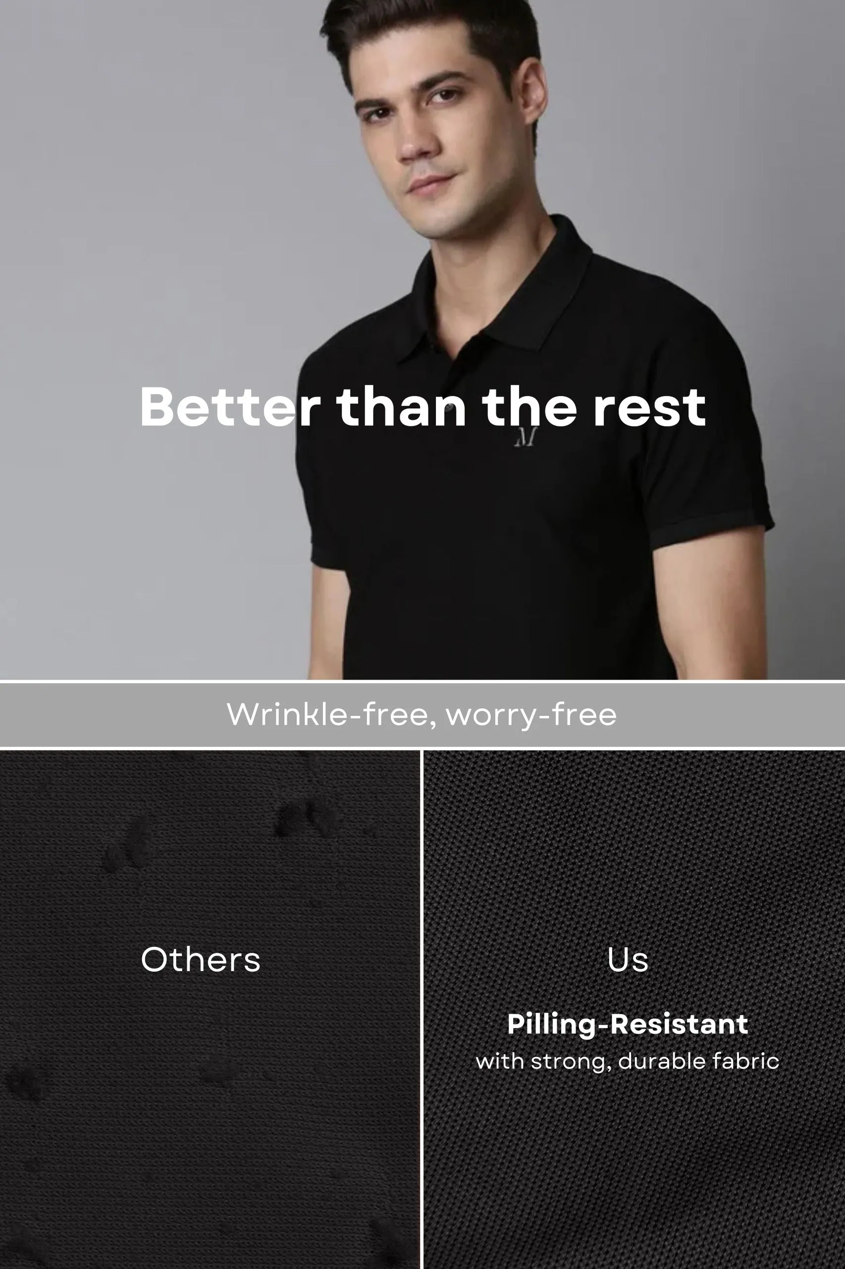 Smart tech polo - Black