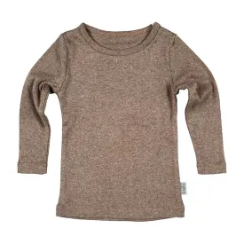Toshi Organic Tee Long Sleeve - Dreamtime / Cocoa
