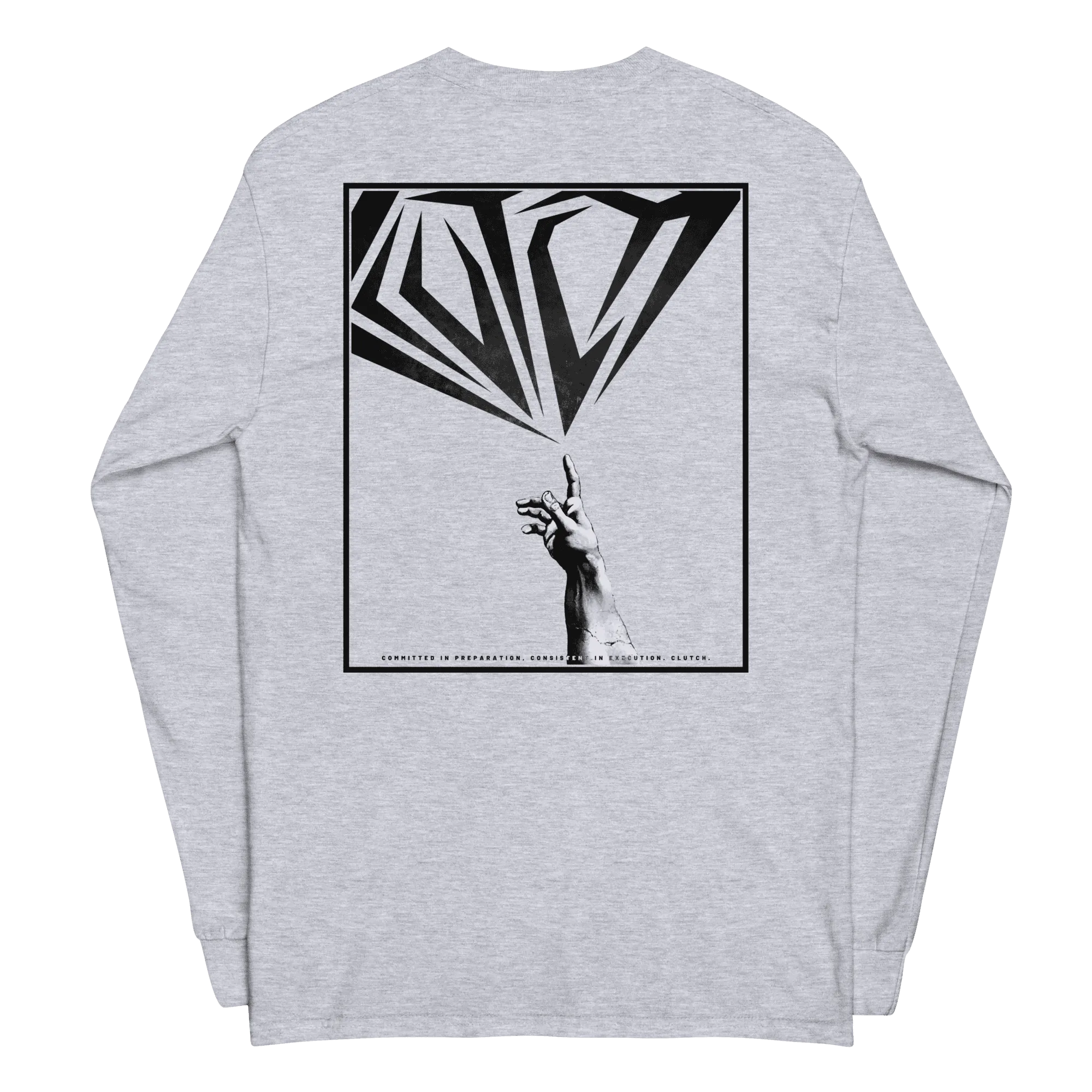 Touch Greatness | Back Print Long Sleeve Shirt