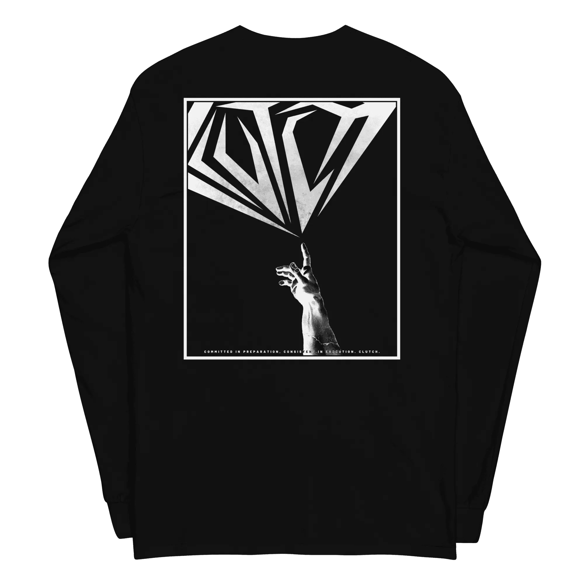 Touch Greatness | Back Print Long Sleeve Shirt