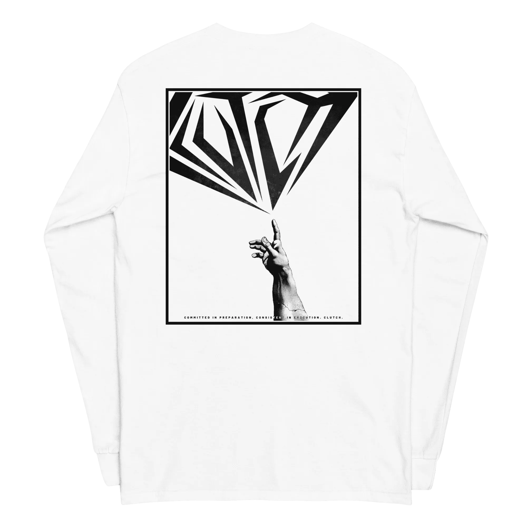 Touch Greatness | Back Print Long Sleeve Shirt