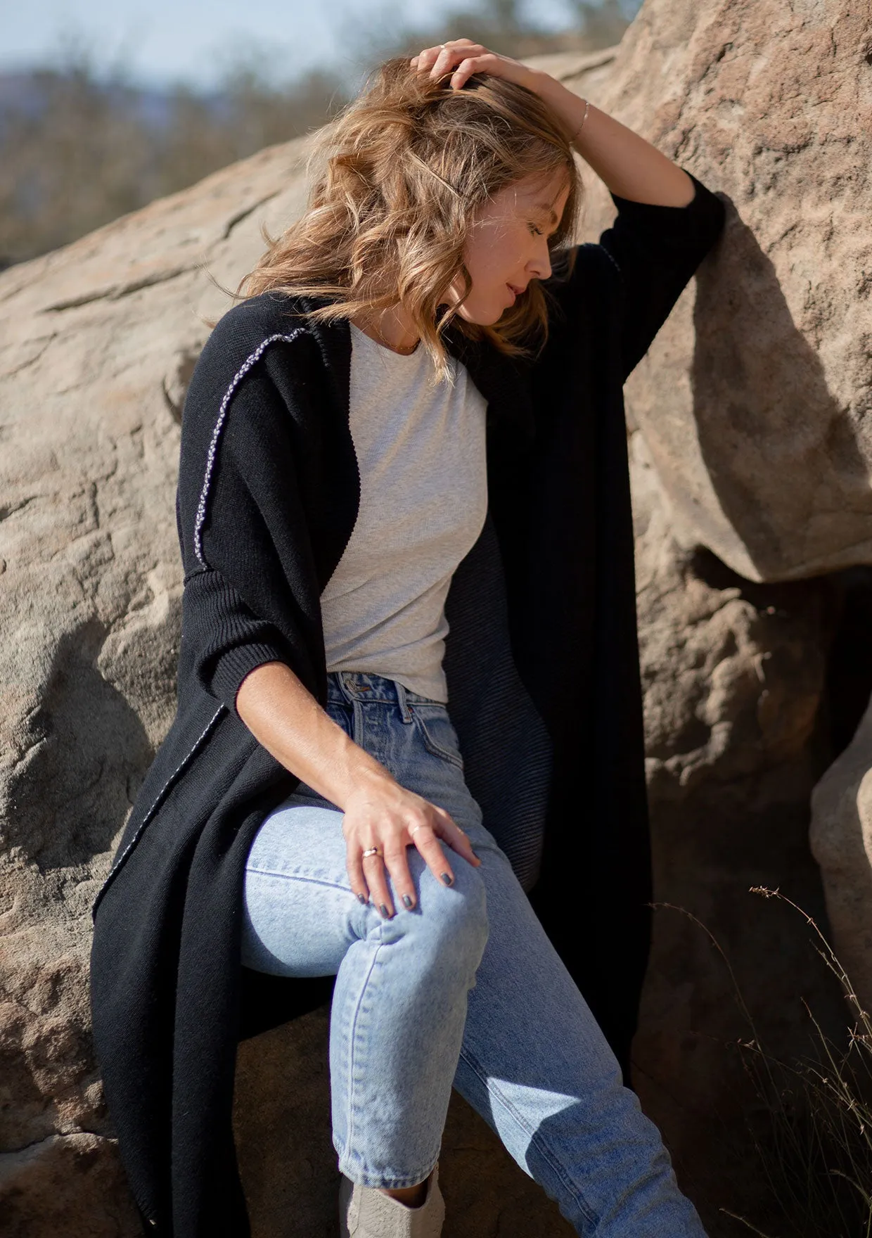 Two Way Duster Sweater