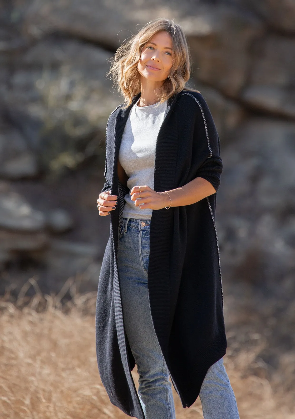 Two Way Duster Sweater