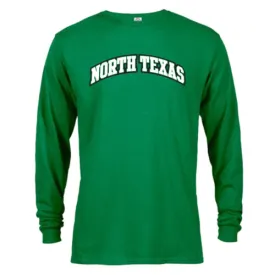University of North Texas UNT Mean Green Classic Arch Logo Long Sleeve T-Shirt