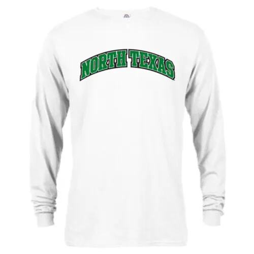 University of North Texas UNT Mean Green Classic Arch Logo Long Sleeve T-Shirt