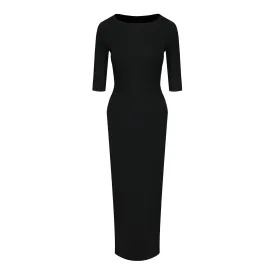 Valentina - Long Sleeve Bamboo Bodycon Maxi Dress
