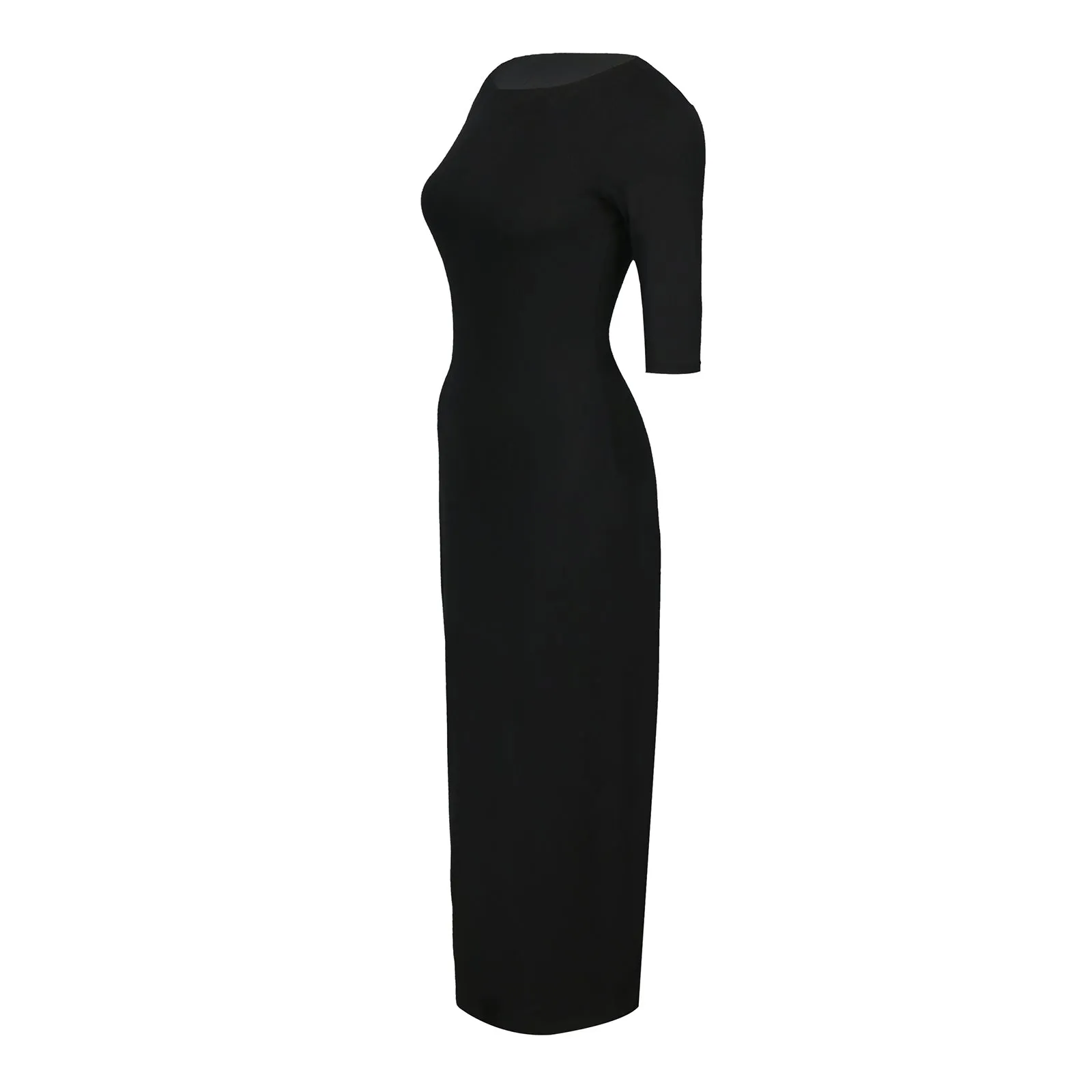 Valentina - Long Sleeve Bamboo Bodycon Maxi Dress