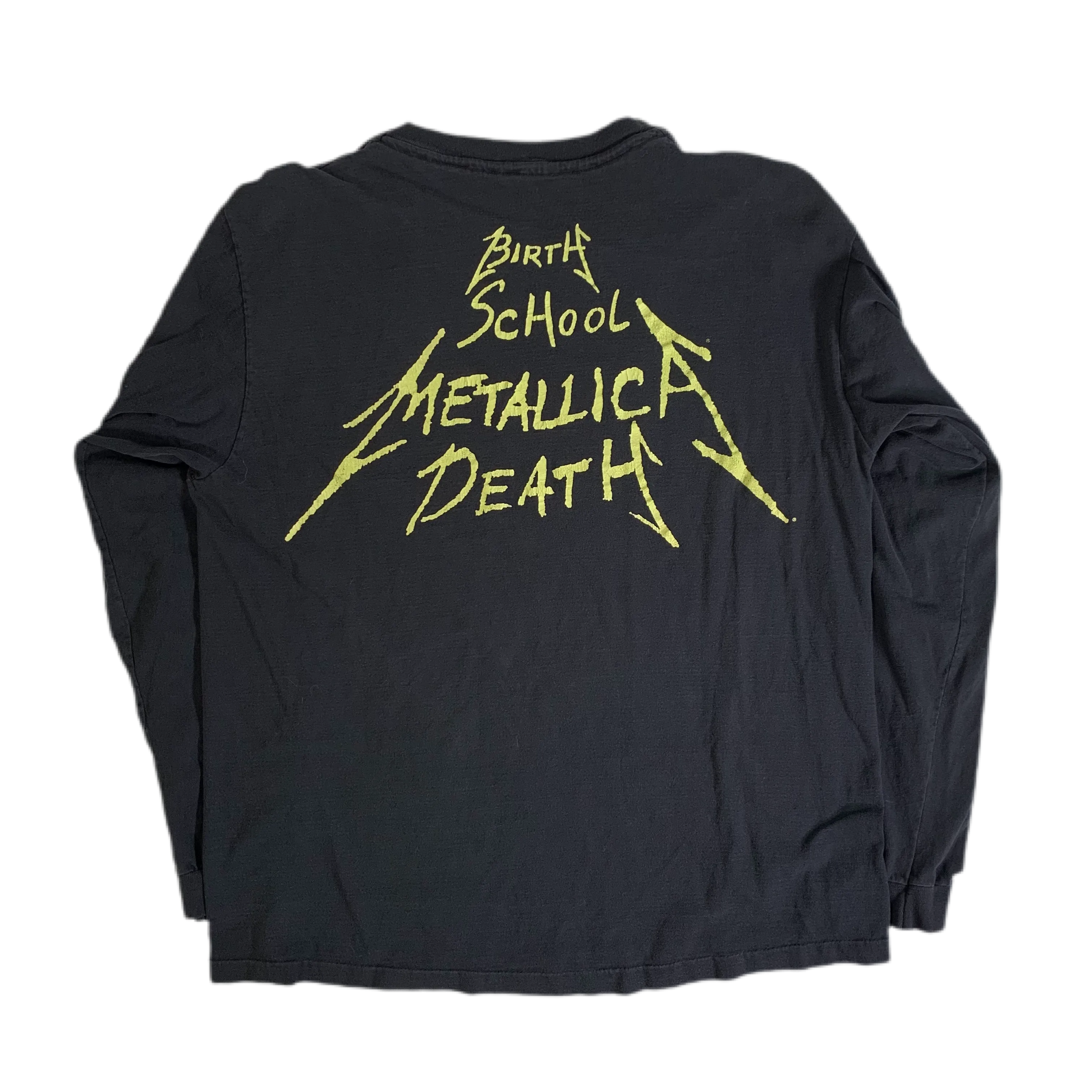 Vintage Metallica "Birth School Metallica Death" Long Sleeve Shirt