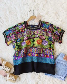 Vintage Mexican Needlepoint Tunic