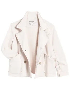 Vintage White Mini Belfast Crop Peacoat