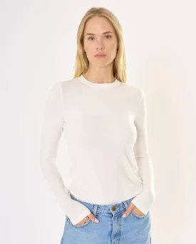 Wheat Ribbed Long Sleeve