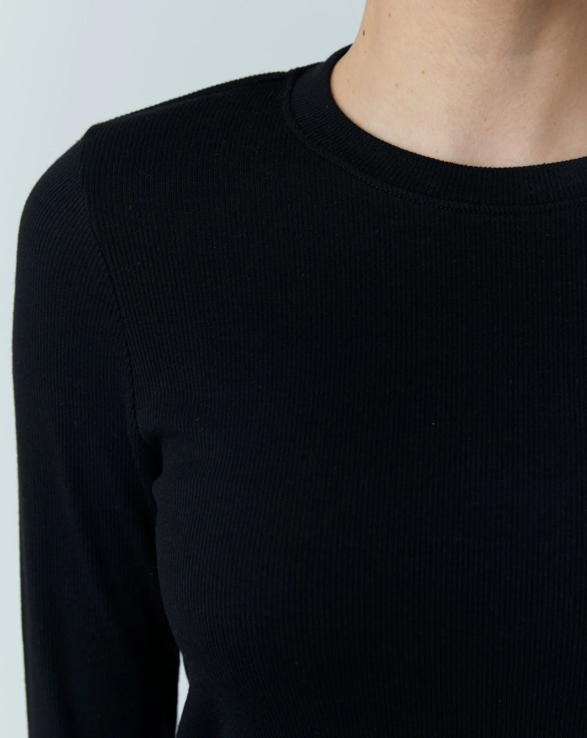 Wheat Ribbed Long Sleeve