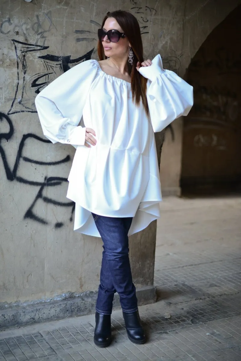 White off shoulder Tunic Felicia