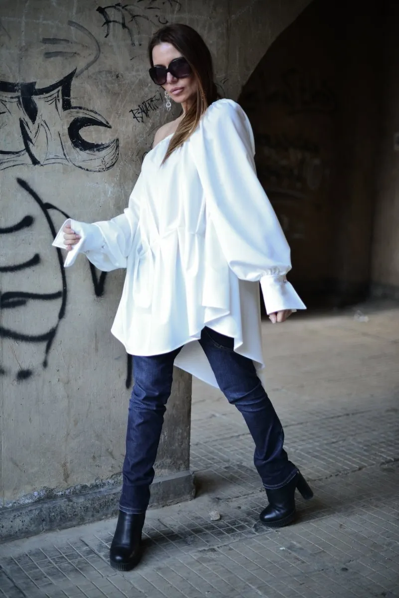 White off shoulder Tunic Felicia