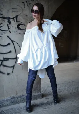 White off shoulder Tunic Felicia