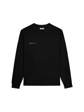 Womens 365 Midweight Long Sleeve T-shirt—black