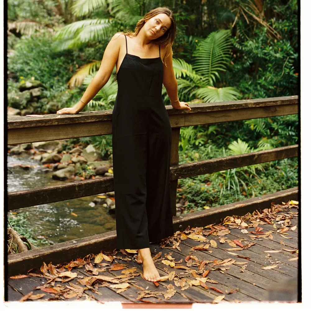 Womens Classic Jumpsuit Black