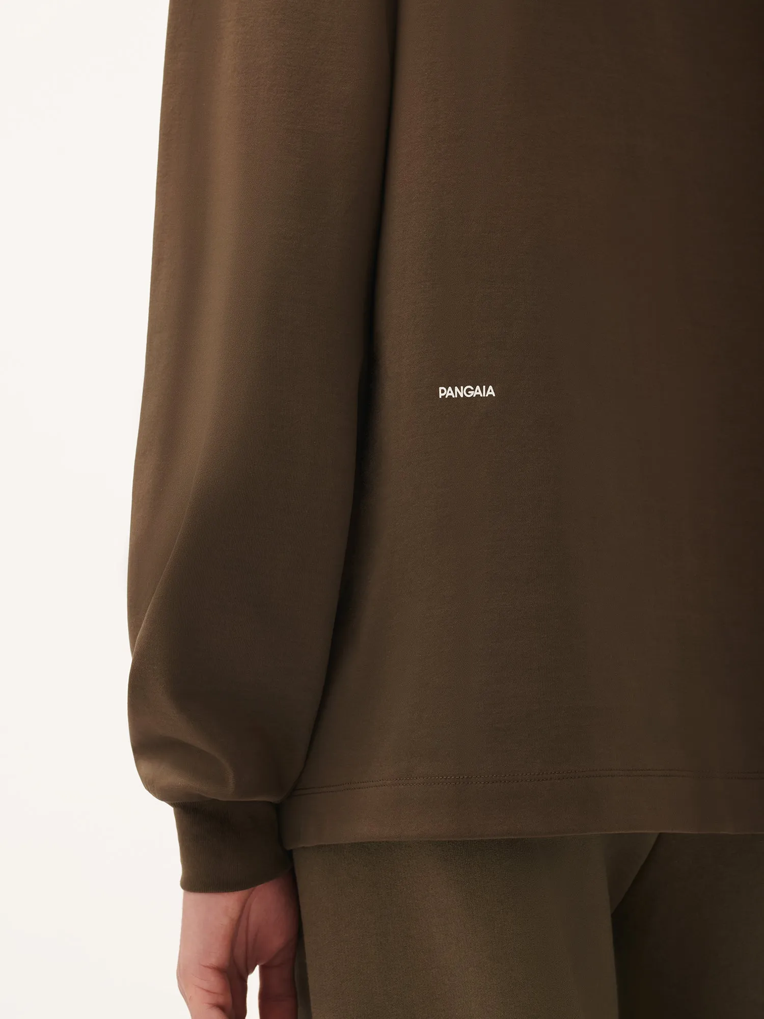 Womens DNA Long Sleeve T-Shirt—cacoa brown