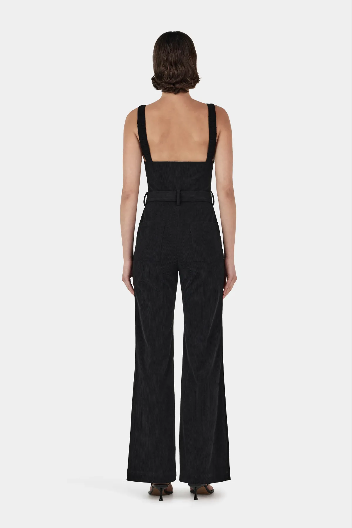 Ziggy Corduroy Jumpsuit // Black