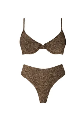 Zuma Bikini Top Brown